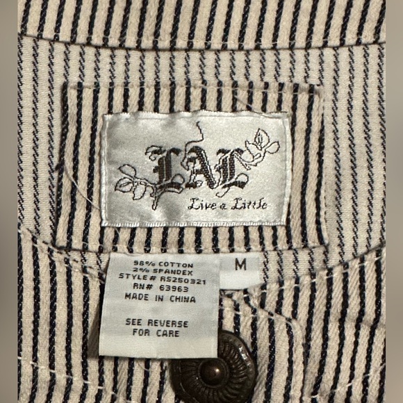 LAL Live a Little Striped Button Down Jacket - Picture 5 of 7